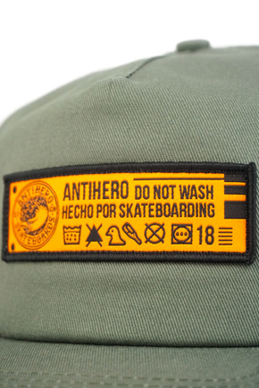 Czapka z daszkiem Antihero - Hecho por Skate (grey)