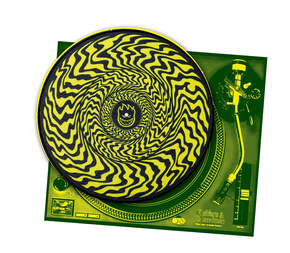 Mata do Gramofonu Spitfire - Sliptmat Classic Swirl (yellow/black)