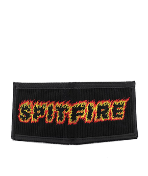Portfel Spitfire - Flames Script Bifold (black)