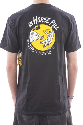 Koszulka Antihero - Horsepill black/yellow/white