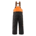 Spodnie snowboardowe ThirtyTwo - Basement Bib (black/orange)