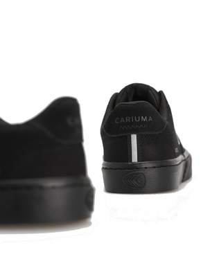 Buty Cariuma -  Naioca Pro Gum Shadow Blue Suede and Canvas Ivory Logo Navy Sneaker
