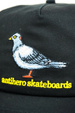 Czapka z daszkiem Antihero - Pigeon Snapback (black)