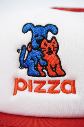 Czapka z daszkiem Pizza - Pets Trucker (red/white)