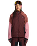 Damska kurtka snowboardowa Volcom - Agate Ins (oxblood)