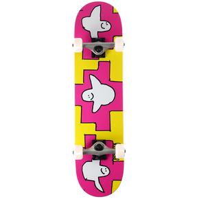 Deska kompletna Krooked - Trio pink/yellow