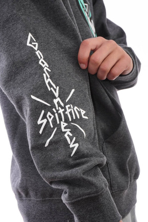 Bluza Spitfire x Gnarhunters - Bighead Hoodie Charcoal Heather