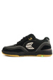 Buty Cariuma - Uba Pro Black Suede And Mesh Silver Cloud Logo Sneaker