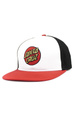  Snapback Santa Cruz - Classic Dot white/black/red
