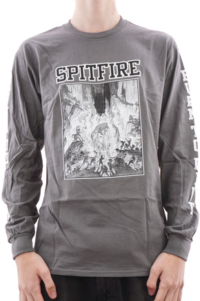 Longsleeve Spitfire - Inferno Charcoal/Black/White
