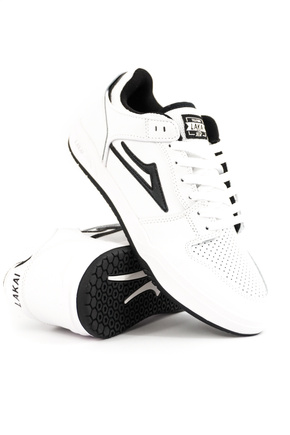 Buty Lakai - Telford Low (white/black leather)