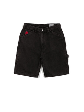Szorty Spitfire - Big Head Fill Denim (black)