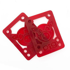 Podkładki PIG - 1/8" Soft Riser (red)