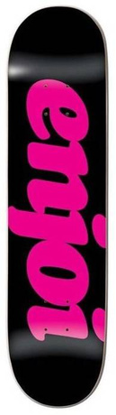 Deck Enjoi - Flocked Hybrid (black/pink)