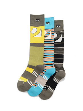 Skarpety Thirty Two - Cut Out 3-pack assorted (multi)