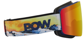 Gogle Dragon R1 OTG - POW Lumalens Red Ion + Lumalens Flash Blue Ion