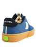 Buty Cariuma -  Naioca Pro Gum Shadow Blue Suede and Canvas Ivory Logo Navy Sneaker