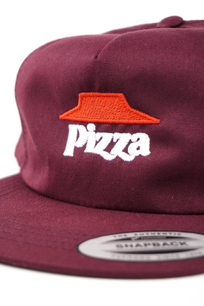 Czapka z daszkiem Pizza - Logo Hat (burgundy)