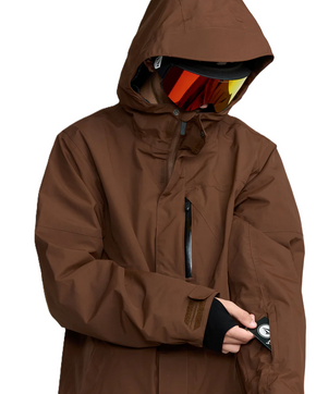 Kurtka snowboardowa Volcom - L Ins Gore-Tex (brown)