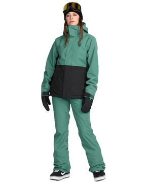 Damska kurtka snowboardowa Volcom - Bolt Ins (spruce green)