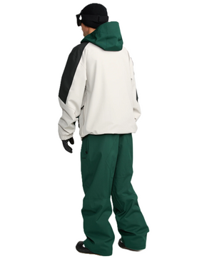 Spodnie snowboardowe Volcom - Snow Billow (black green)