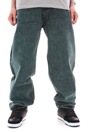 Spodnie Krooked - PT Eyes Denim Twill (green overdye)
