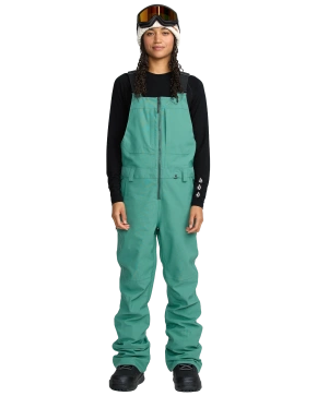 Damskie spodnie snowboardowe Volcom - Swift Bib Overall  (spruce green)