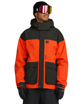 Kurtka snowboardowa Volcom -Kleveland - (orange shock)