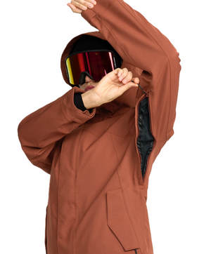 Damska kurtka snowboardowa Volcom - Stoney Shadow Ins (henna)