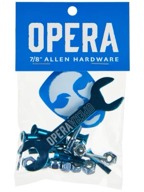 Montażówki Opera - Allen Hardware (blue/silver)