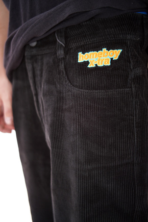 Spodnie Homeboy  - x-tra BAGGY CORD BLACK