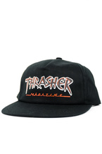 Czapka z daszkiem Thrasher -  Slash snapback (black)