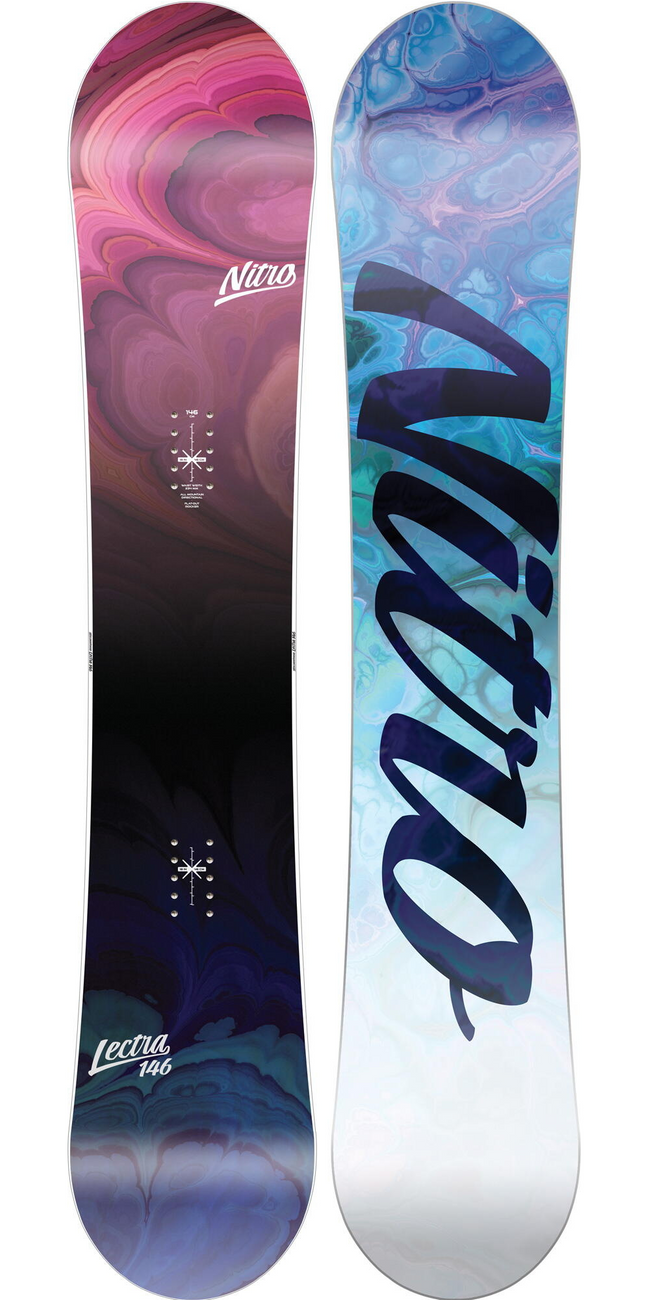 スノーボード NITRO Lectra 146 Nitro Lectra 146 Snowboard Surfboard on Liquido Store