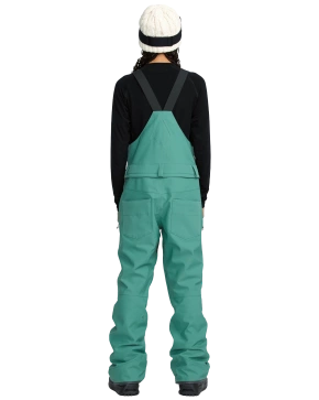 Damskie spodnie snowboardowe Volcom - Swift Bib Overall  (spruce green)
