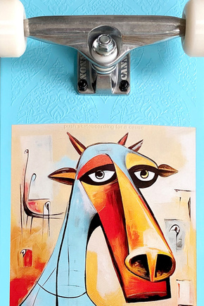 Deska kompletna  Push - Tunisia MLSL (light blue)