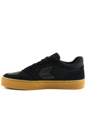 Buty Cariuma -  Vallely Pro Gum Black Suede and Cordura Ash Grey Logo Sneaker