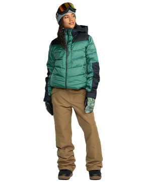 Damska kurtka snowboardowa Volcom - Estes Puff (spruce green)