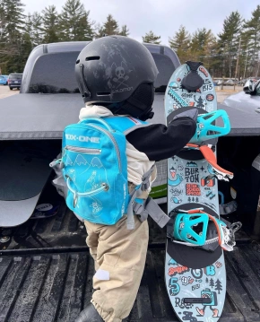 Plecak z uprzężą MDX ONE - The One Snowboard Harness (aqua)