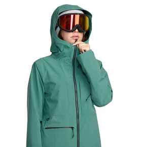 Damska kurtka snowboardowa Volcom - Cloudbreaker Stretch 30K (spruce green)