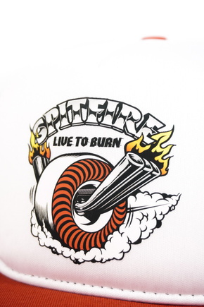 Czapka z daszkiem Spitfire - Burnout Snap (black/red/white)