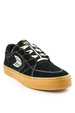 Buty Cariuma - T20 Pro Gum Black Suede and Mesh Ivory Logo Contrast Thread Sneaker