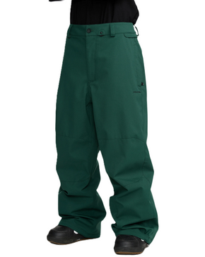 Spodnie snowboardowe Volcom - Snow Billow (black green)
