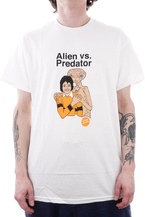 Koszulka Skate Mental - Alien vs predator (white)