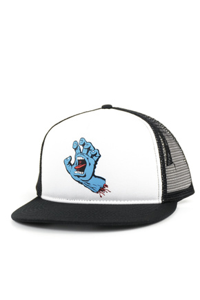 Snapback Santa Cruz - Classic Hand Mesh Back white/black