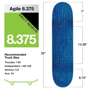 Deck Alien Workshop - Owen (blue) TWIN