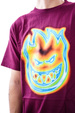 Koszulka Spitfire - Radioactive Bighead (burgundy)
