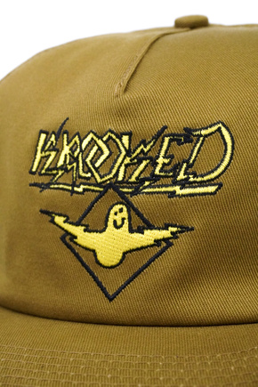 Czapka z daszkiem Krooked - Bird Lightening tan