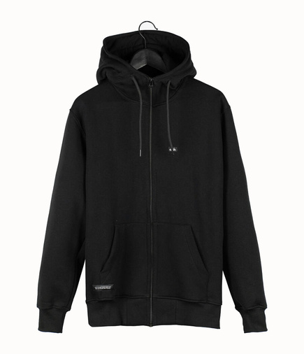 Bluza Elade - Zip hoodie patch (black)