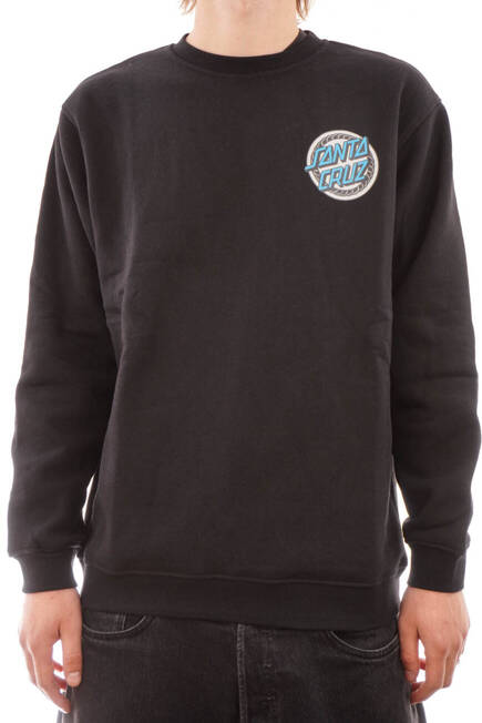 Bluza  Santa Cruz crewneck - Dressen Rose One (black)