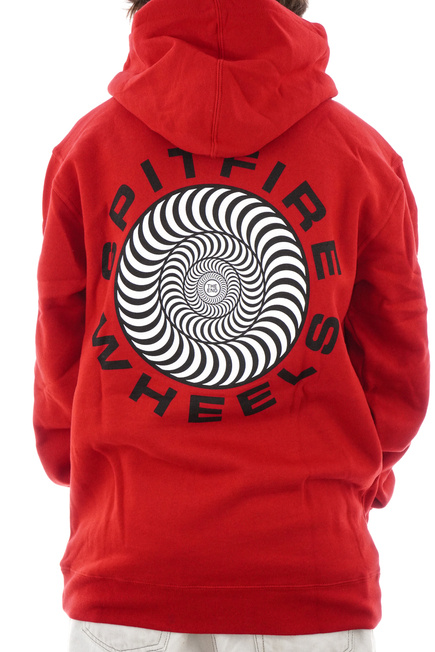 Bluza Spitfire -  Classic 87 Swirl Fill red/black